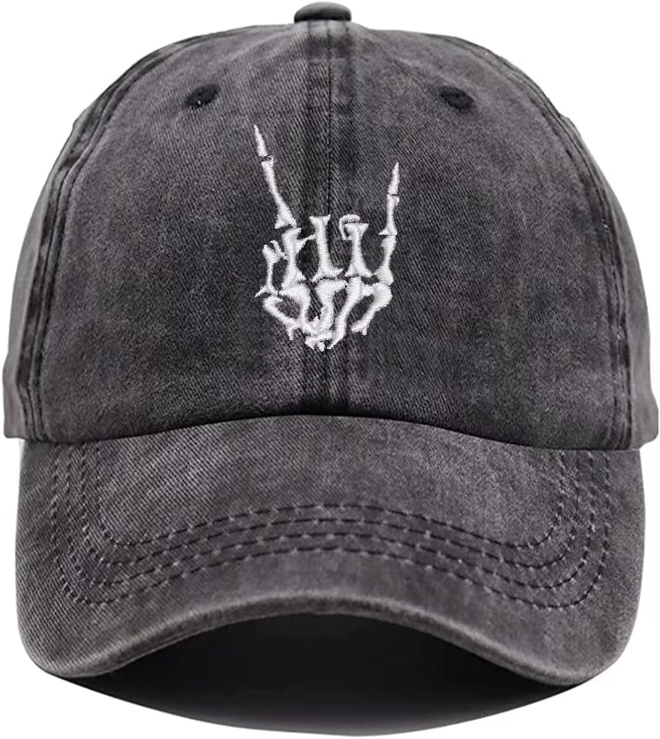 Halloween Skull Knit Beanie Hats/Baseball Cap for Men Women Emo Cool Gothic Gifts Goth Skeleton Winter