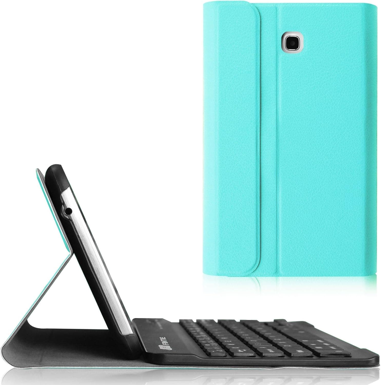 Fintie Blade X1 Samsung Galaxy Tab 4 7.0 Keyboard Case Cover - Slim SlimShell Light Weight Stand with Magnetically Detachable Wireless Bluetooth Keyboard, Sky Blue