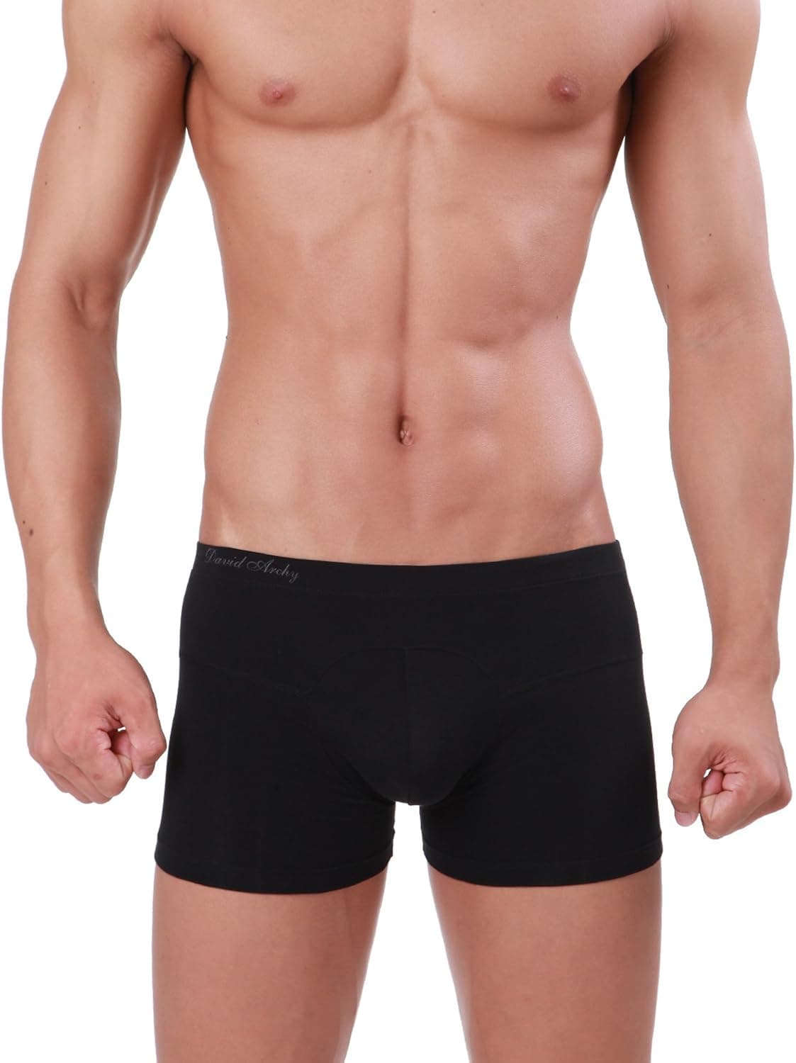 David Archy Men's 6 Pack Knight Supima Cotton Trunks