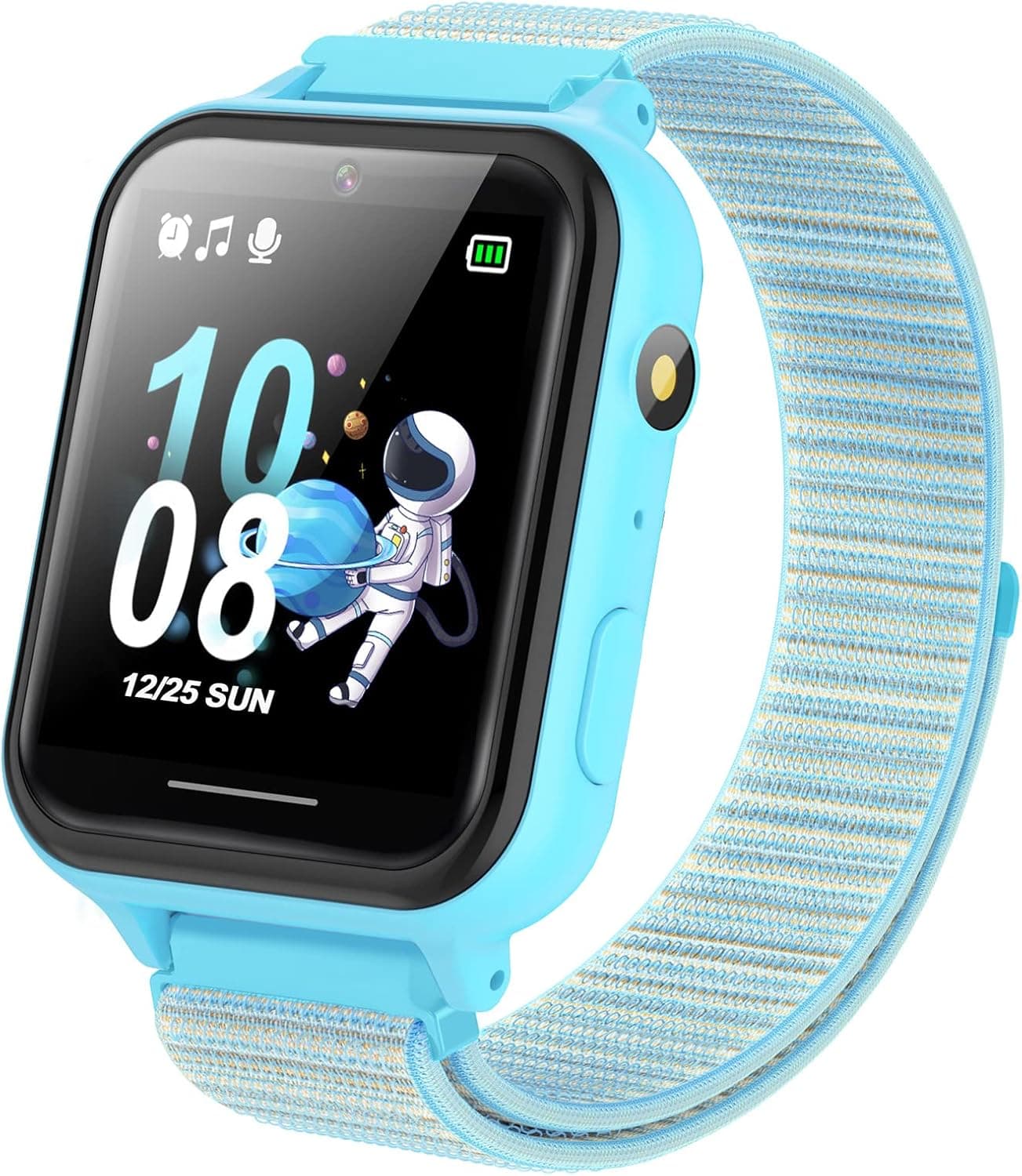 PTHTECHUS Kids Smart Watch Girls Boys, Smart Watch for Kids with 14 Games Music Camera Calendar Record Pedometer Stopwatch Custom Wallpaper Alarm Clock Flashlight 12/24hr Children Toys Gifts