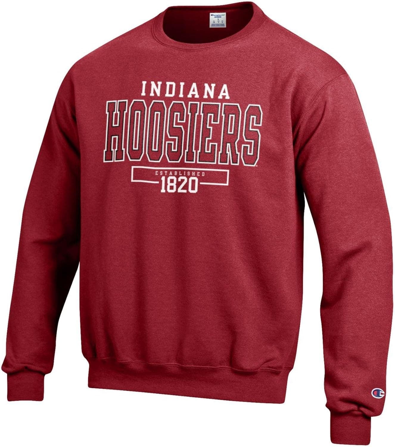 Champion NCAA Men's Long Sleeve Eco Powerblend Sweatshirt Unisex Officially Licensed Crewneck Fleece