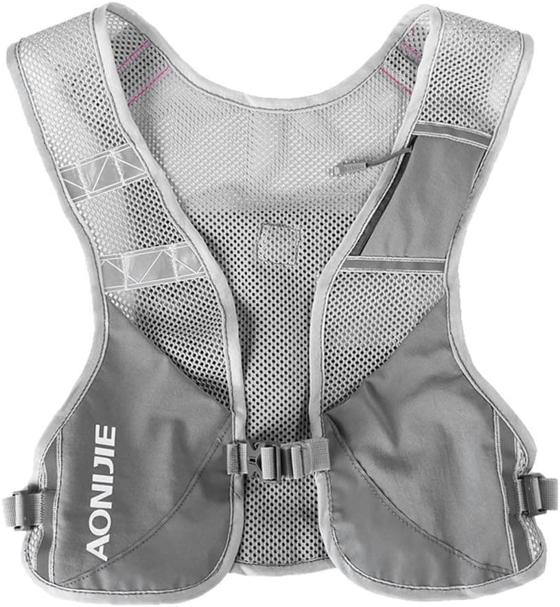 Lixada Premium Reflective Running Vest Give Sport Water Bottle for Running Cycling Clothes for Women Men Safety Gear with Pocket with Reflective High Visibility