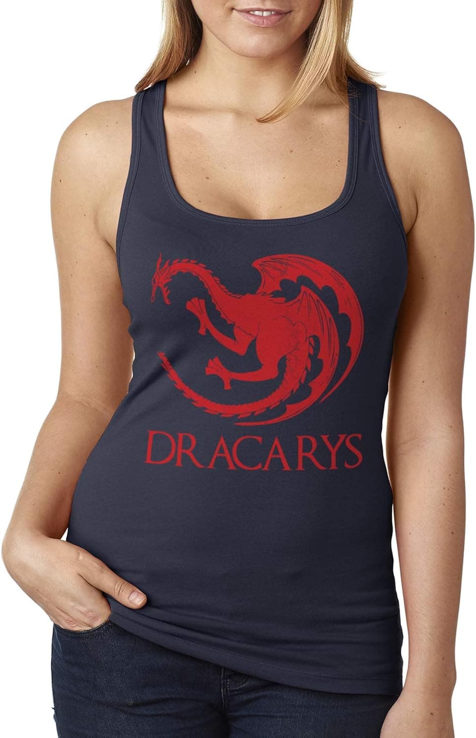 Dracarys Ladies Racerback Tank Top