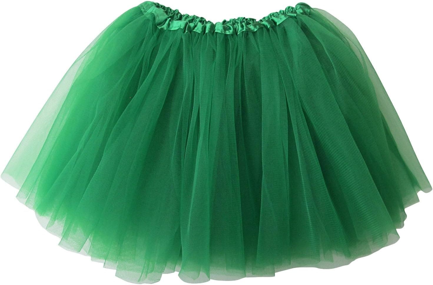 So Sydney Ballerina Basic Girls Ballet Dance Dress-Up Princess Fairy Costume Dance Recital Tutu (Green)