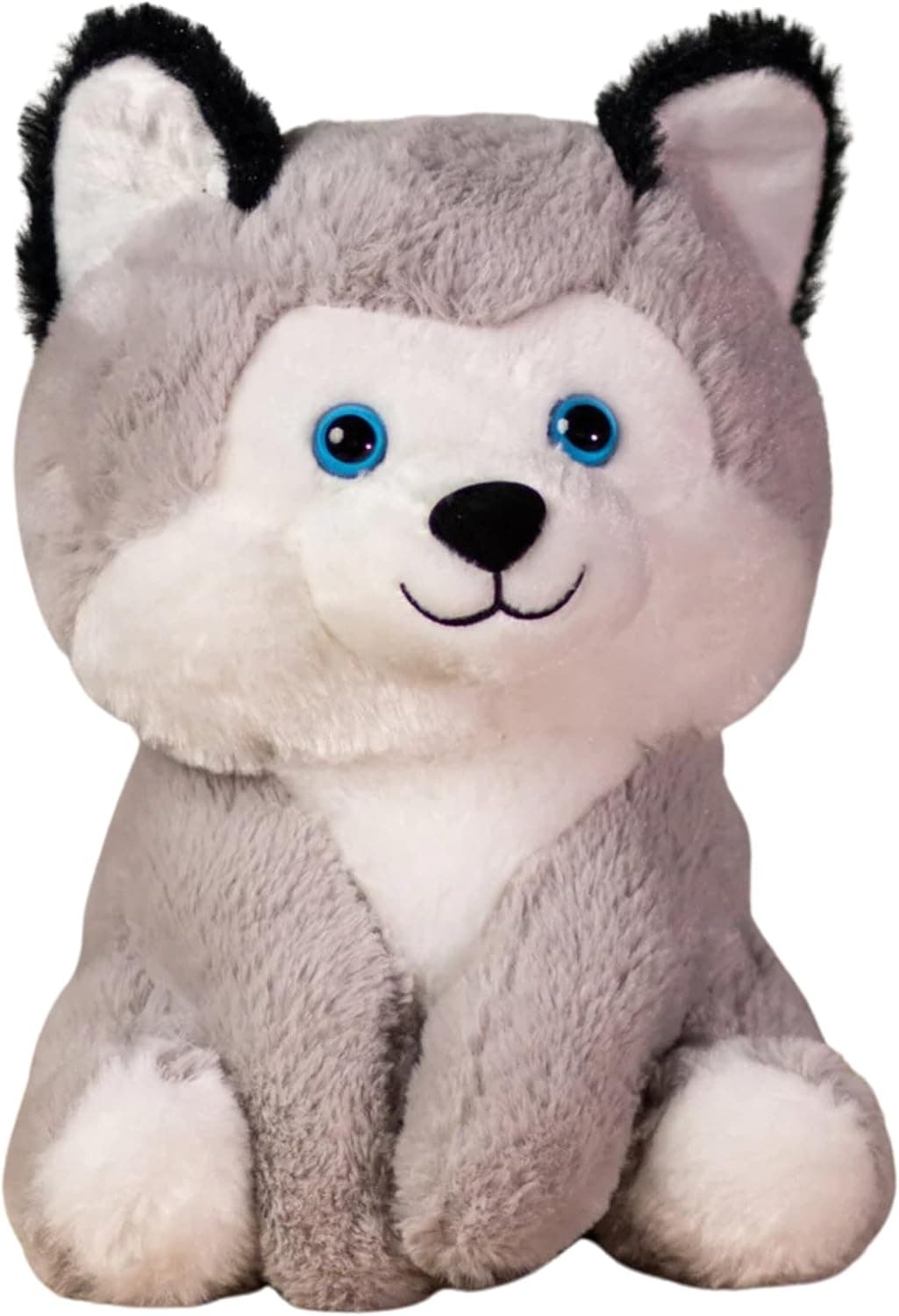 Jolitee Dakota 11" Realistic Cute Husky Stuffed Animal Husky Plush Wolf Stuffed Animal Siberian Husky Dog Stuff Puppy Doll Realistic Husky Dog Plush Soft Cuddle