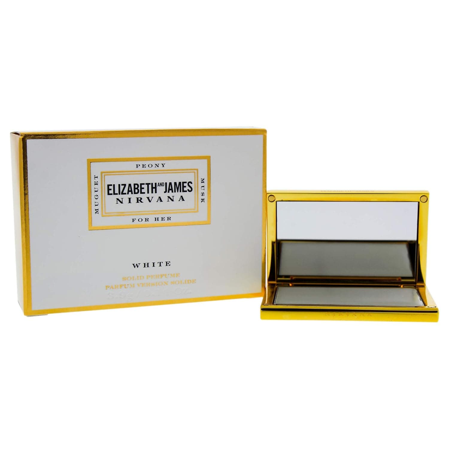 Elizabeth and James Nirvana White Solid Perfume for Women, 0.14 Ounce