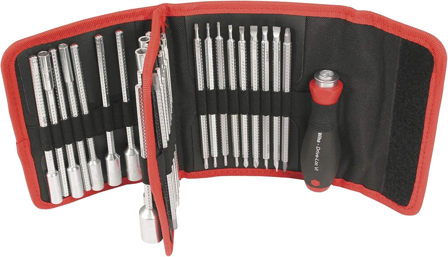 Wiha 28188 32 Piece Drive-Loc VI Wallet Set