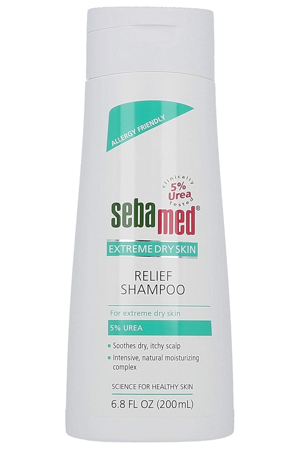 SEBAMED Extreme Dry Skin Relief Treatment Shampoo with 5% Urea for Dry Itchy Scalp (200mL)
