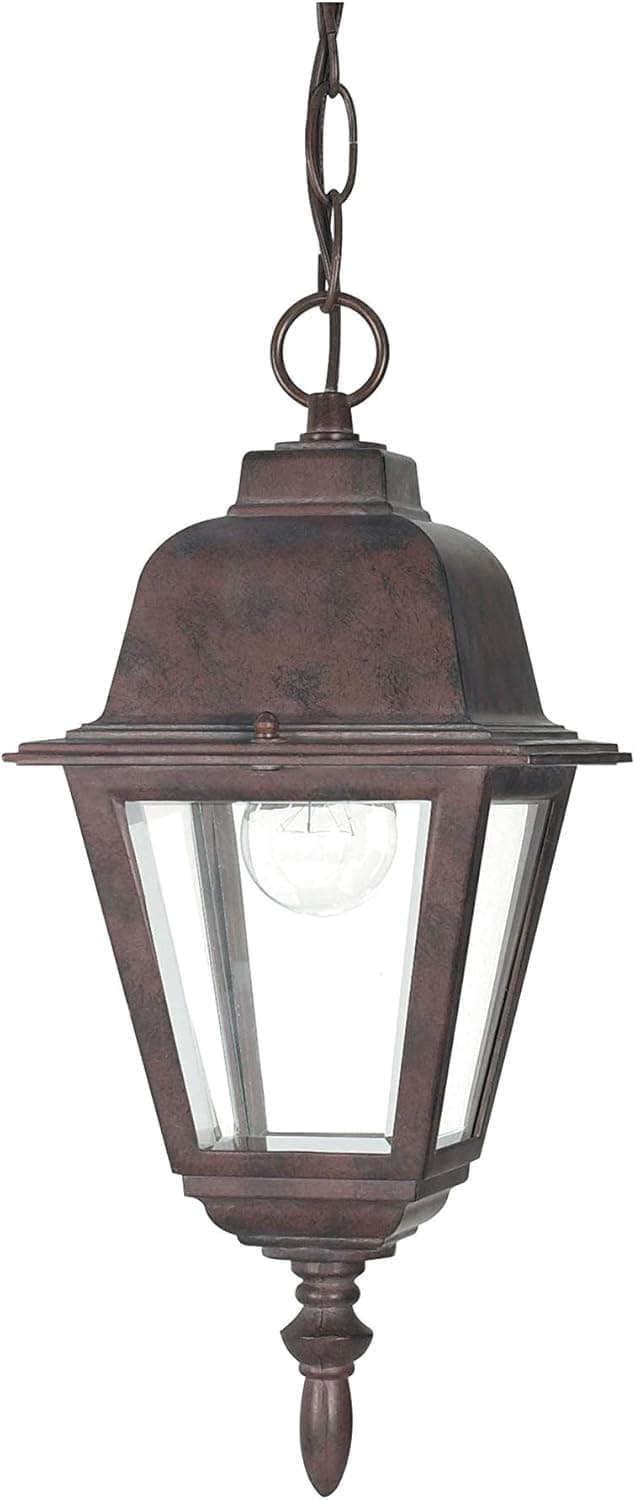 Nuvo 60/488 One Light Hanging Lantern, UNKNOWN, Bronze/Dark
