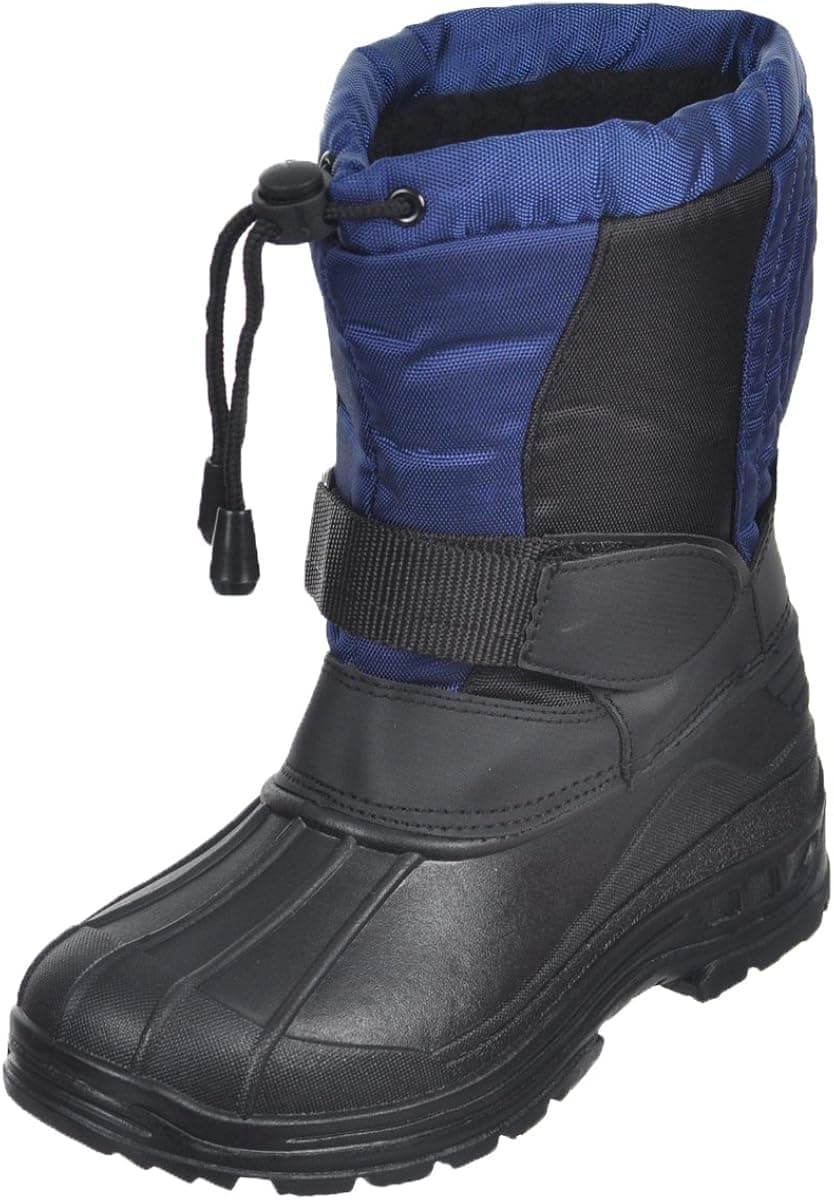SkaDoo Boys' Snow Goer Boots - Navy, 11 Toddler
