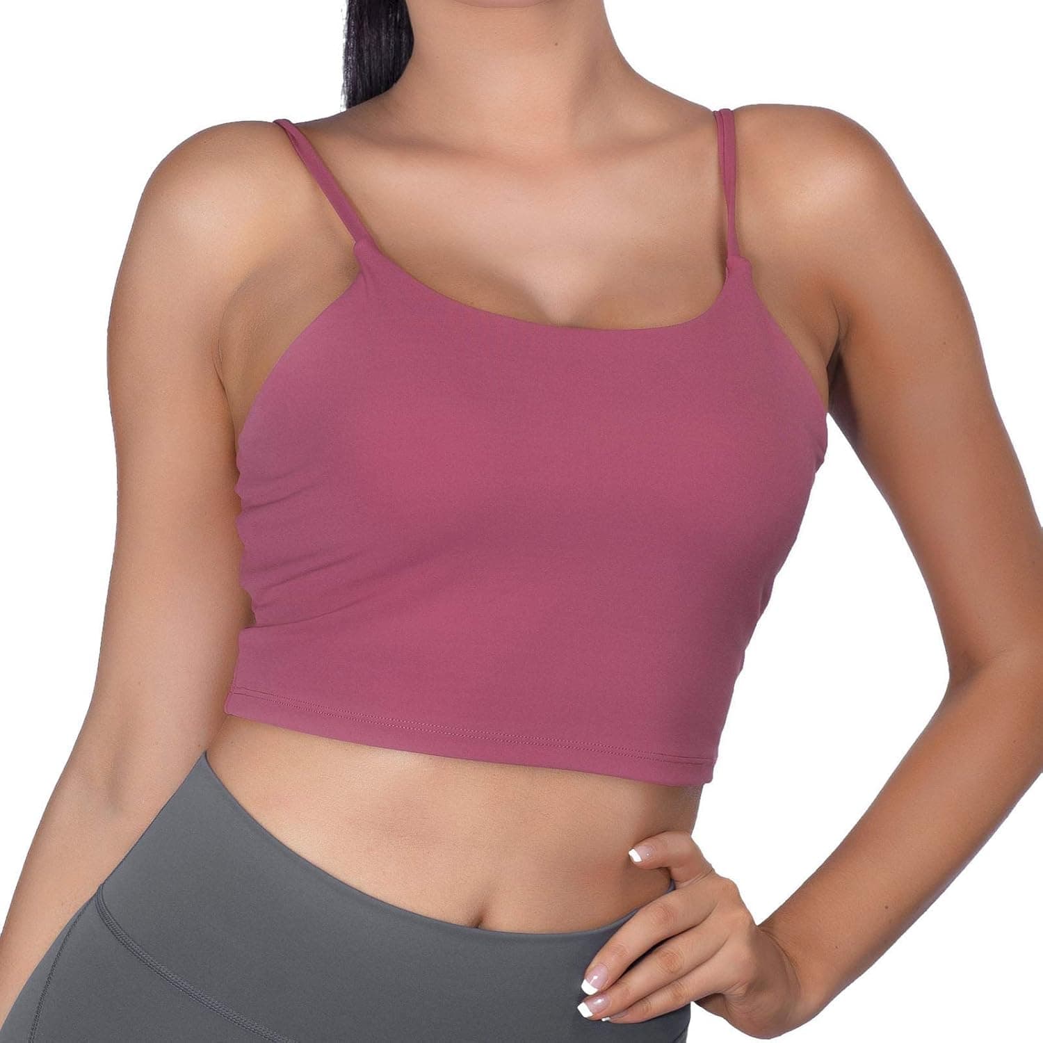LVU Women's Sports Bras Workout Tank Tops - Sports Bra Running Fitness Yoga Camisole Crop Top
