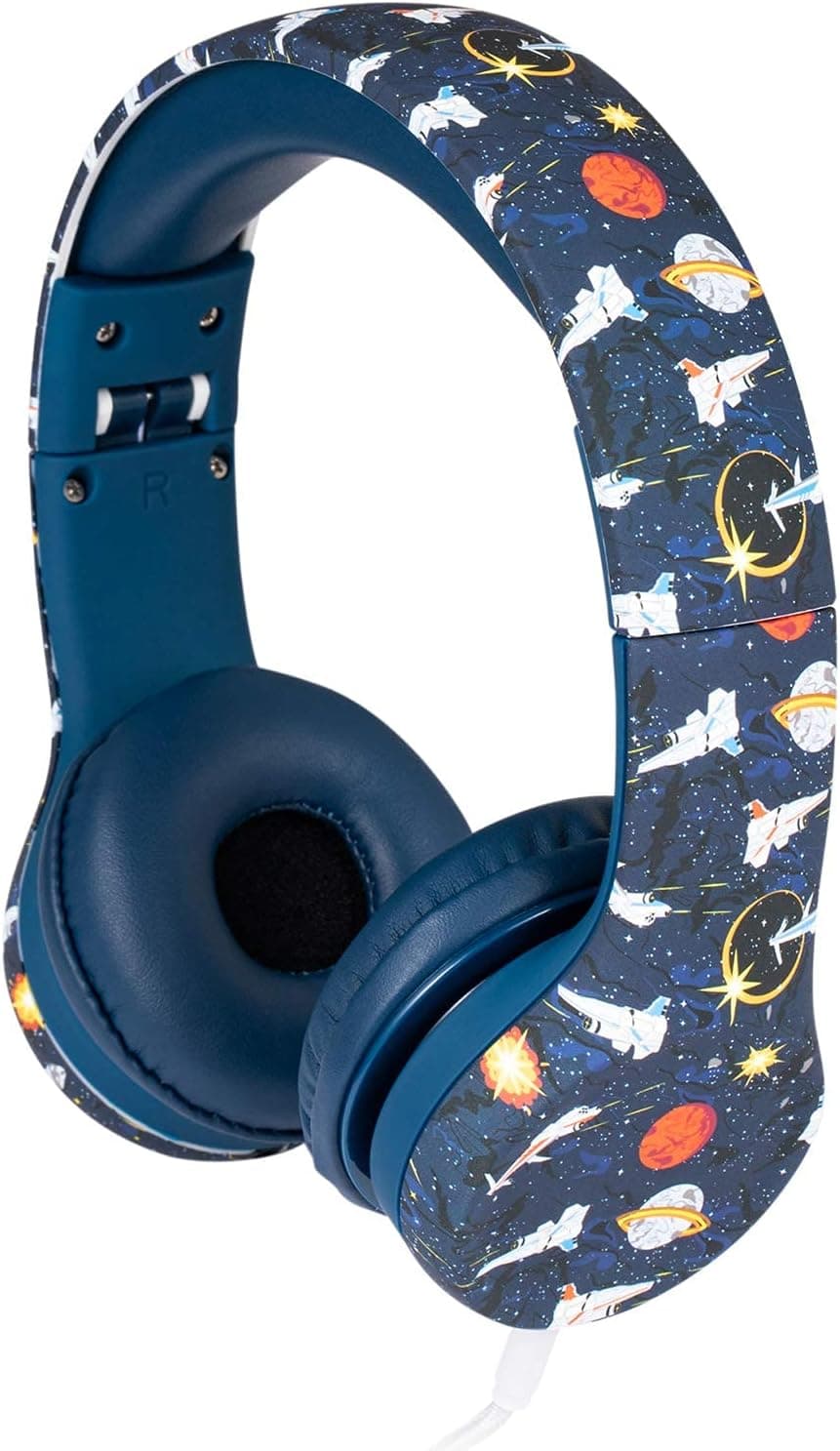 Snug Play+ Kids Headphones Volume Limiting and Audio Sharing Port (Space) (Renewed)