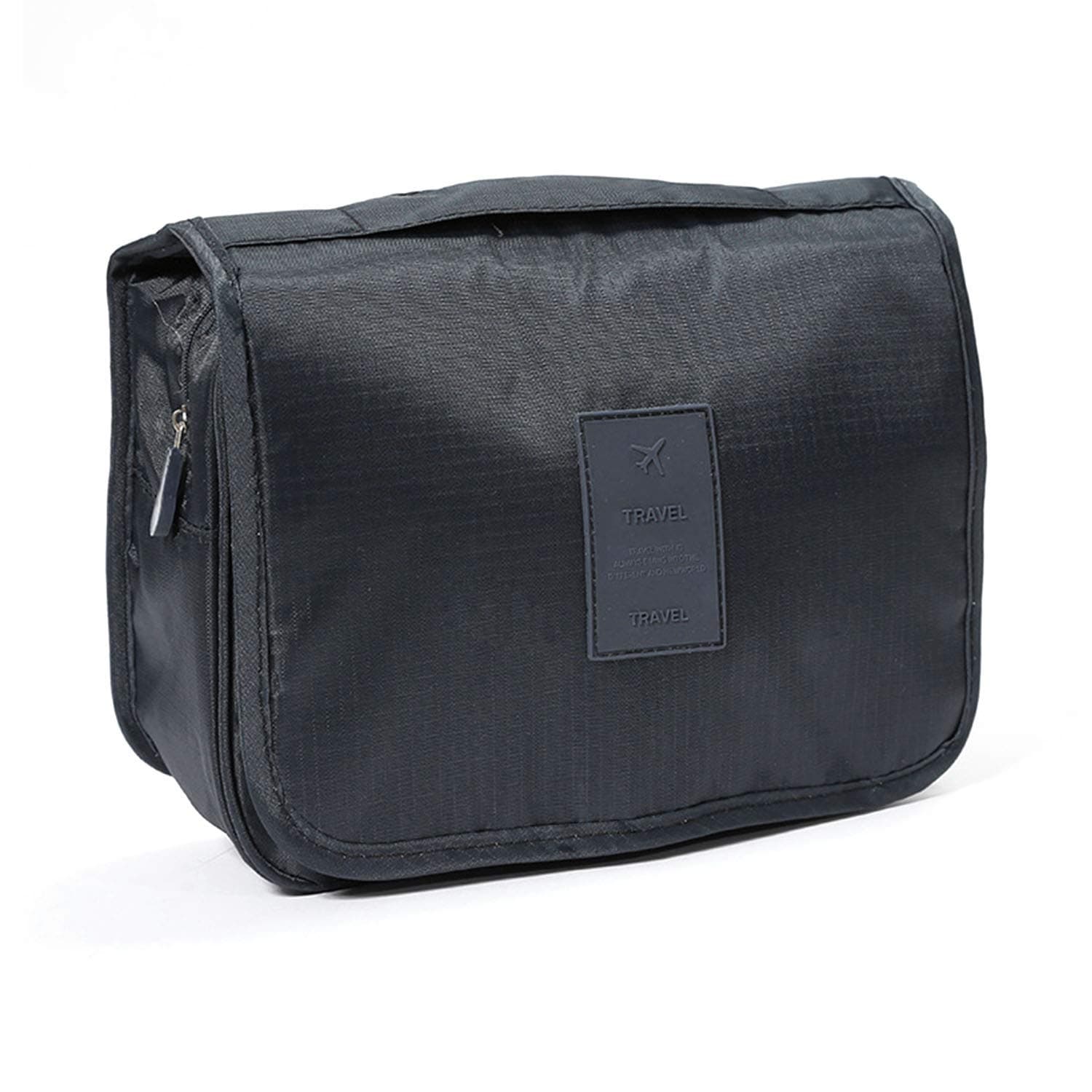 Travel Toiletry Bag Hanging Cosmetic Makeup Bag Organizer for Women Girls and Men (Navy Blue)