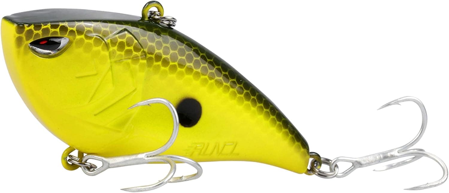 RUNCL ProBite Lipless Crankbait, Vibe Cranks 1/4oz 3/8oz 1/2oz 5/8oz, Hard Fishing Lures - Lifelike Design, Loud Rattles, Precise Weighting System, Tight Wobble Action