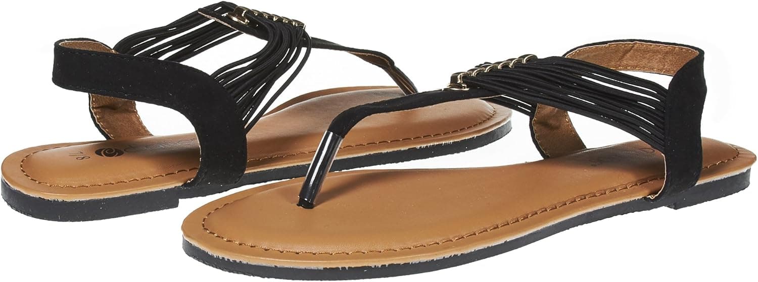Women's Summer Flat Flip Flop Gladiator Thong Slip-On Strappy Casual Sandals