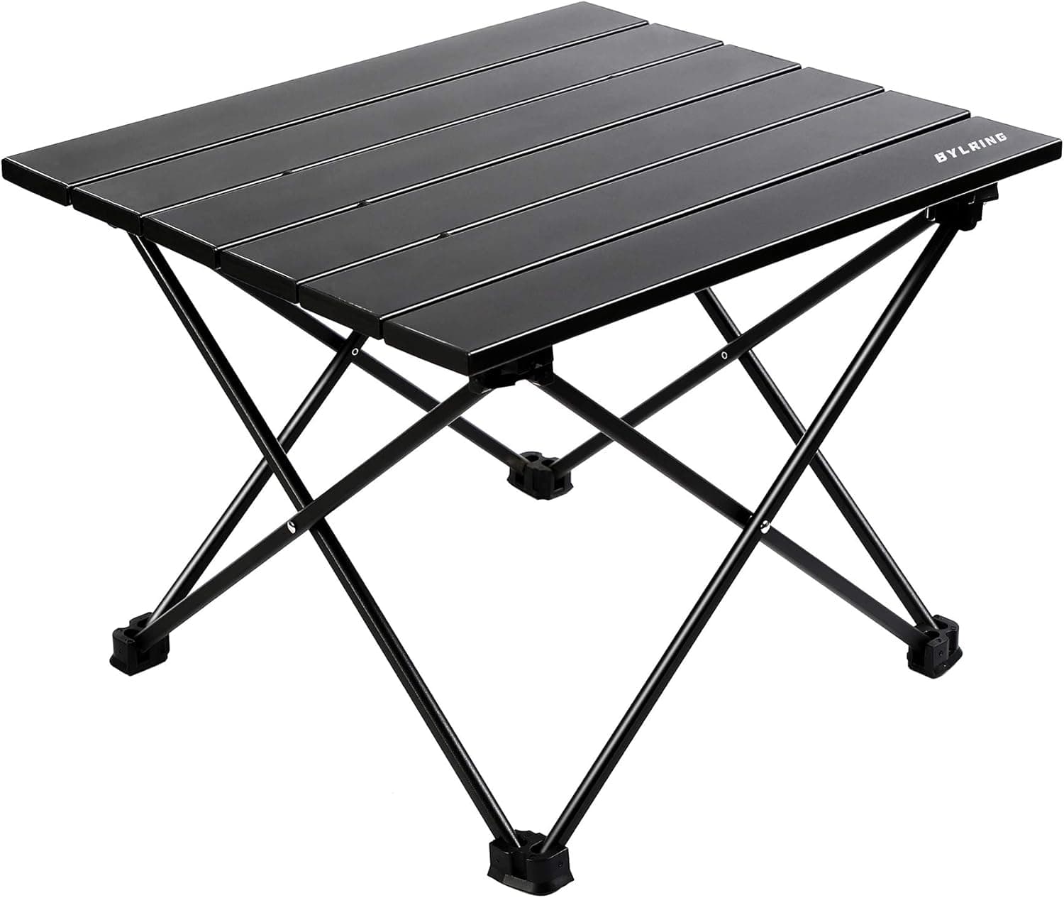 BYLRING Portable Camping Folding Table, Ultralight Aluminum Table Top, Compact Collapsible with Carry Bag, Perfect for Outdoor Cooking, Picnic, Hiking, Beach, BBQ, Fishing, Festival, Home Use(Small)