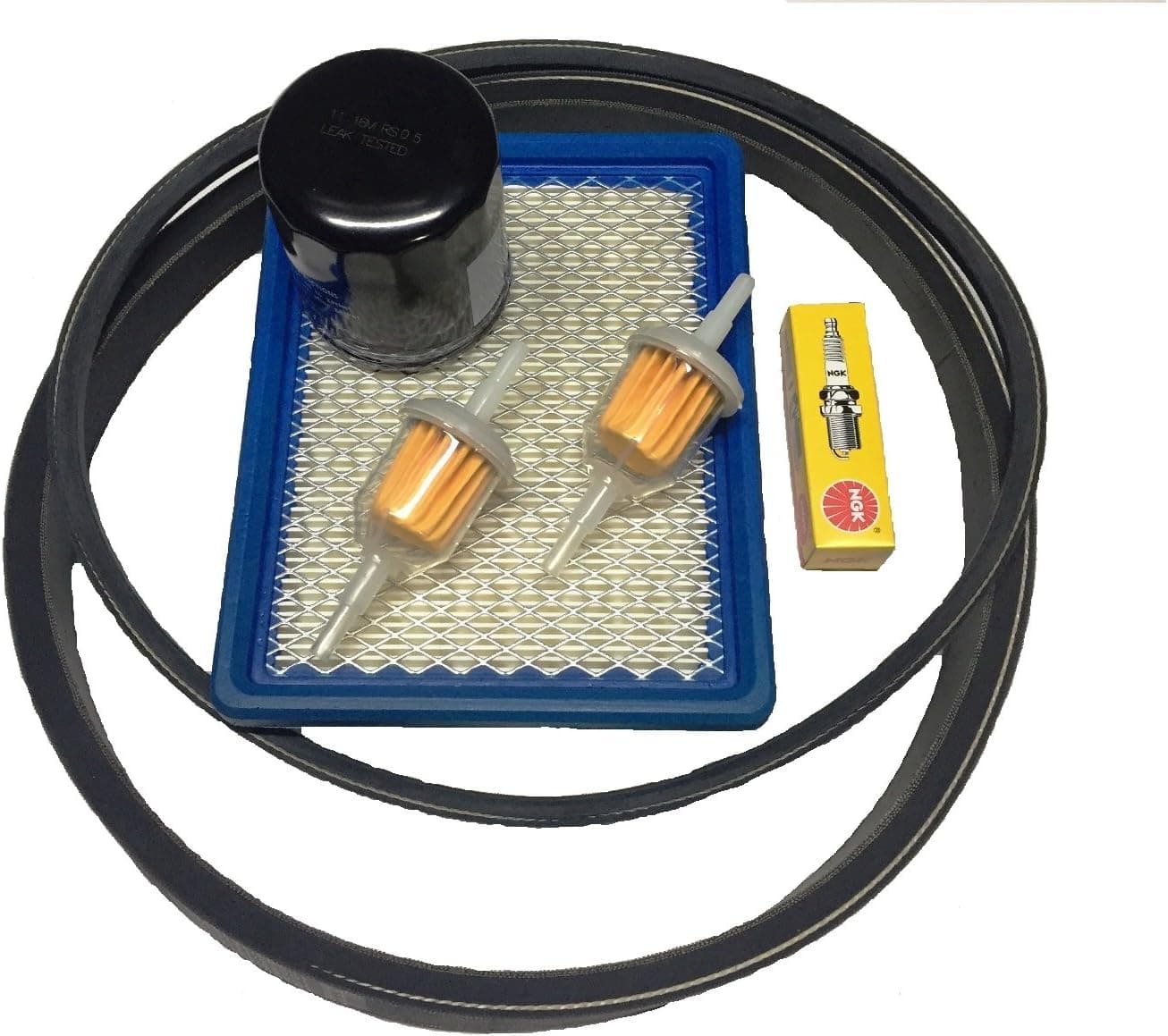 Club Car DS Gas Golf Cart Tune Up Kit (92-04) Oil Filter Drive & Starter Belt