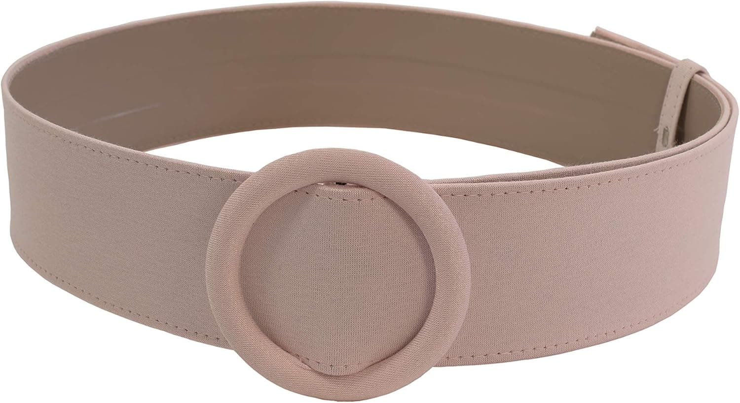 Fashion Belts for Women Wide High Waist Cinch Belts for Dresses - Powder
