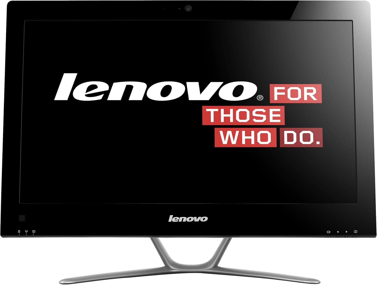 Lenovo C440 21.5-Inch All-In-One Desktop (Black/brushed aluminum) (Discontinued by Manufacturer)