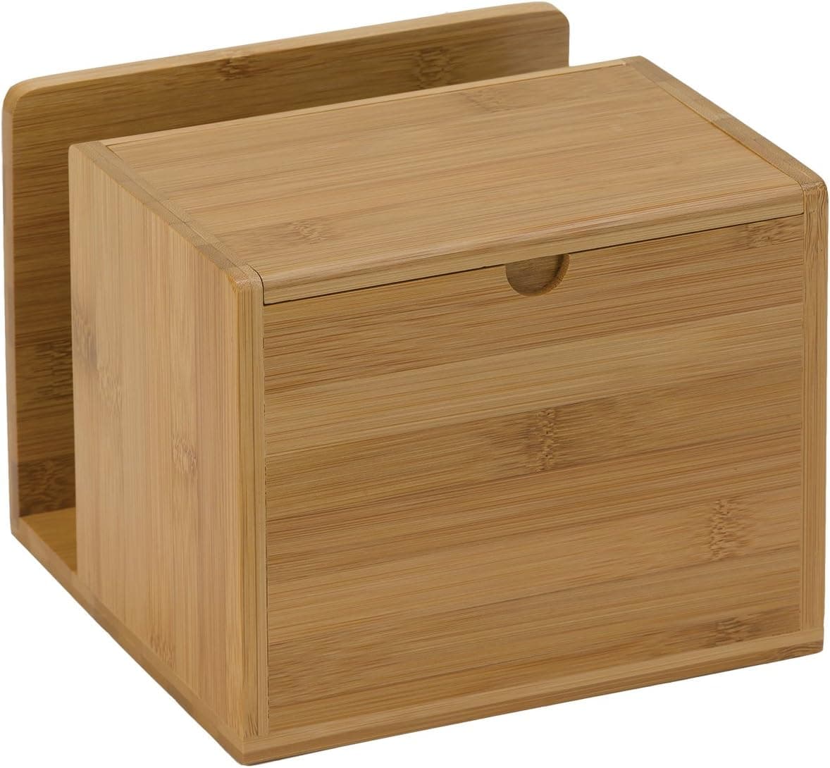 Meadowsweet Kitchens Bamboo Recipe Card Box and Recipe File Holder