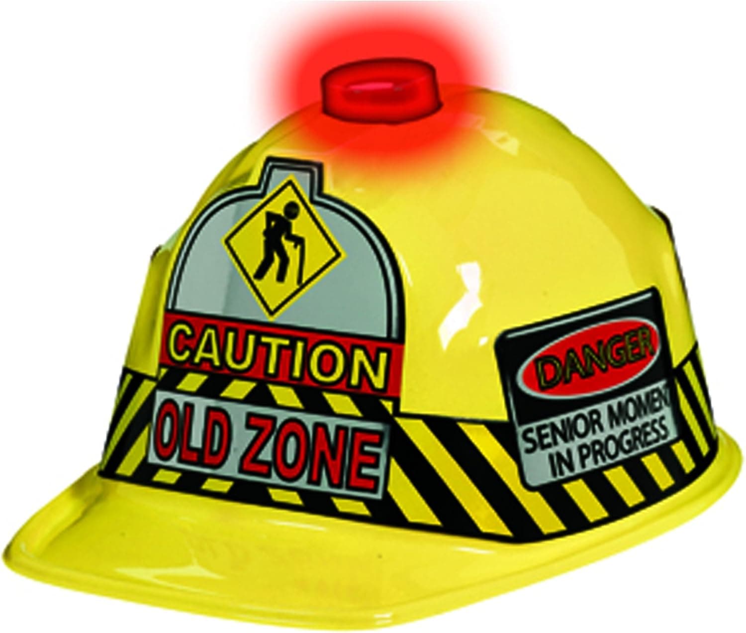 Over The Hill Novelty Flashing Yellow Hard Hat Gift Humor Parties Celebrations