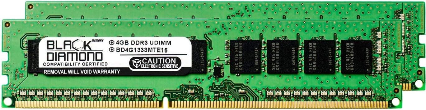 4AllDeals 8GB 2X4GB Memory RAM for Dell Precision Workstation T3500, T1600 240pin PC3-10600 1333MHz DDR3 UDIMM Memory Module Upgrade