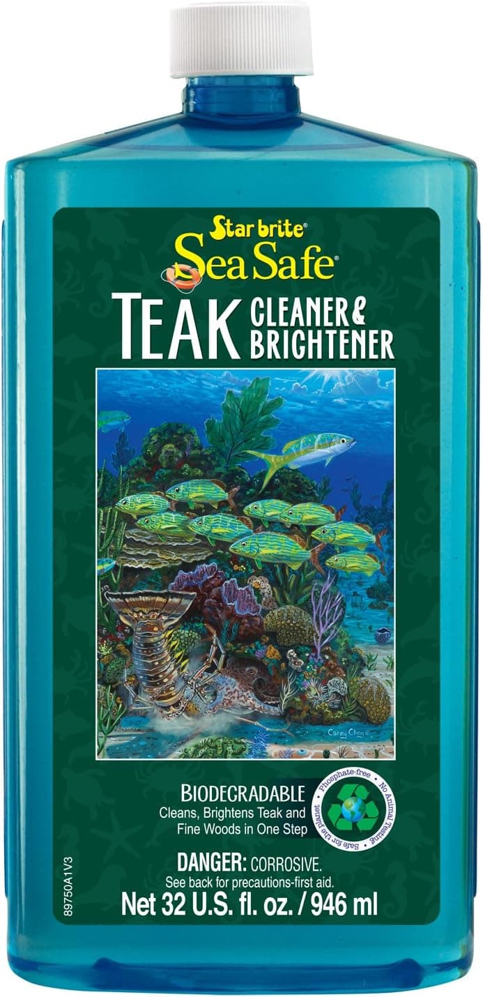 STAR BRITE Sea Safe Teak Cleaner / Brightener - 32 oz