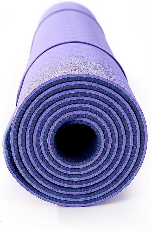Happyness Yoga Mat Better Grip Eco-Friendly With The Best Non-Slip, Durable and recyclable TPE 6mm or 1/4 thick(Multiple Colors)