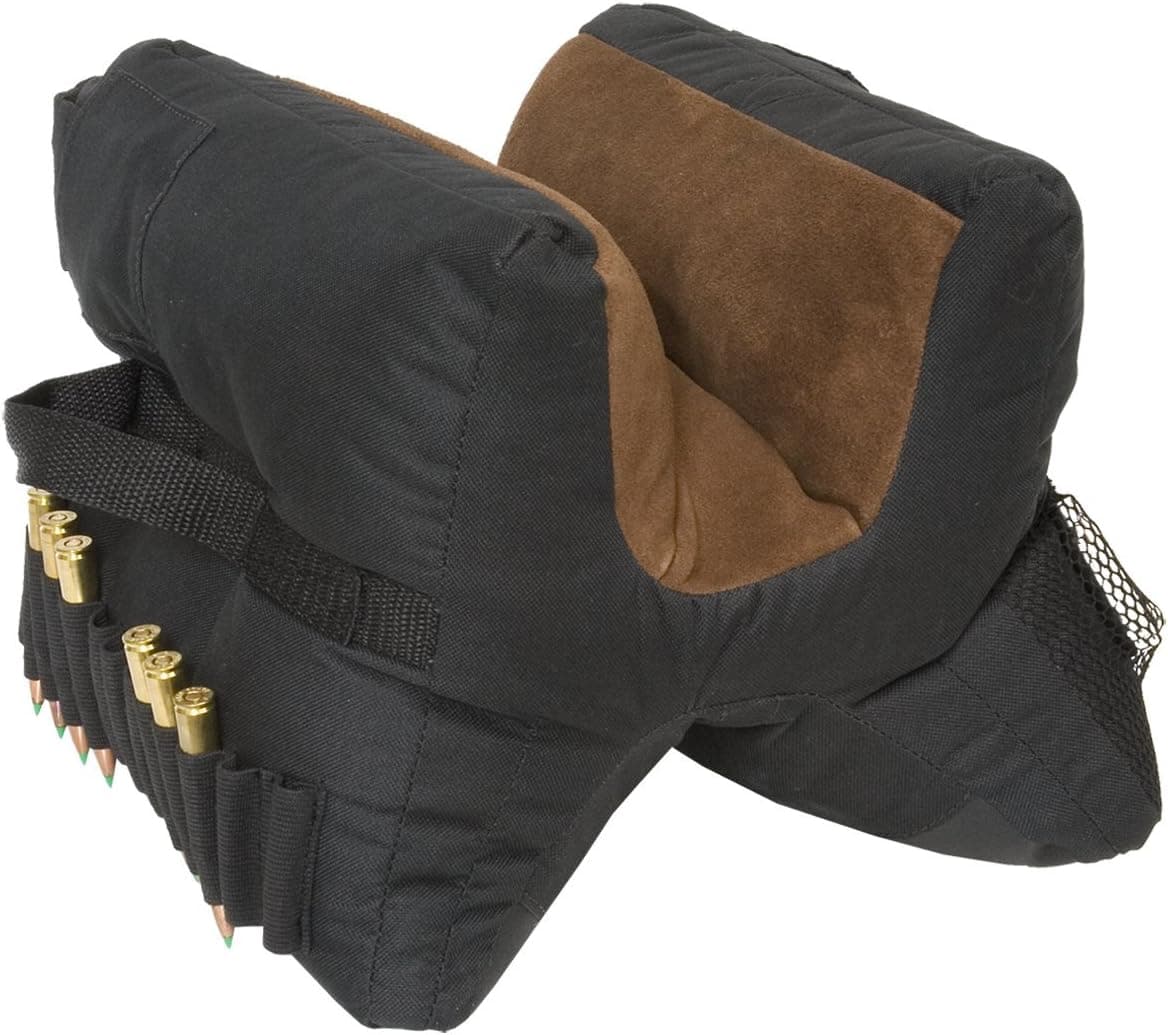 Outdoor Connection Mega Leather Unfilled Bench Bag, Black