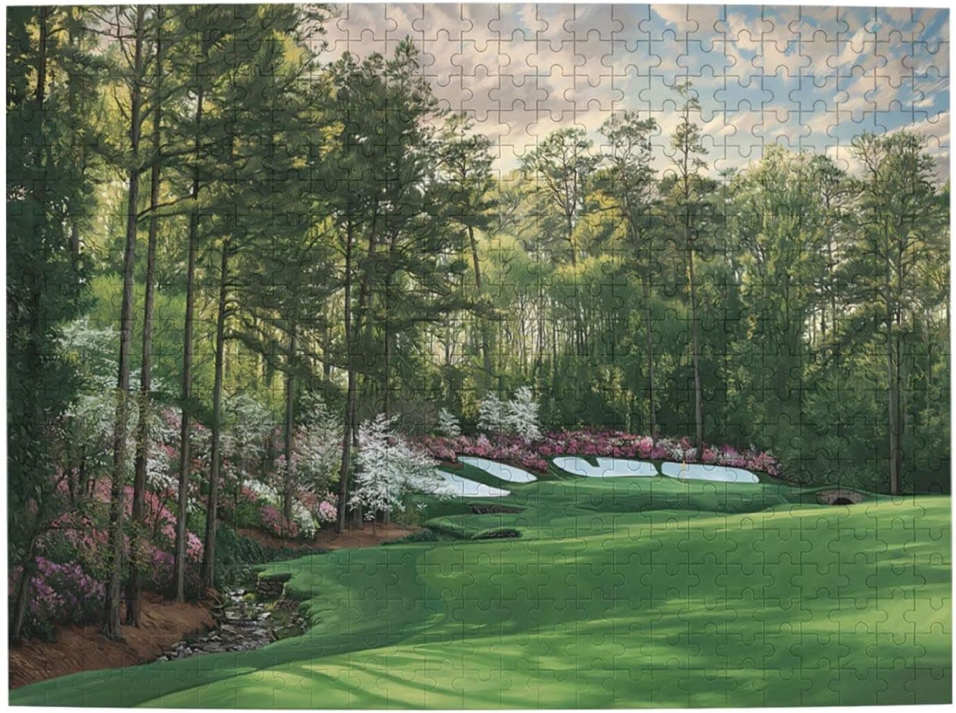 Masters Tournament Augusta National Golf Jigsaw Puzzle 500 Pieces for Adults Floor Puzzles Educational Fun Games