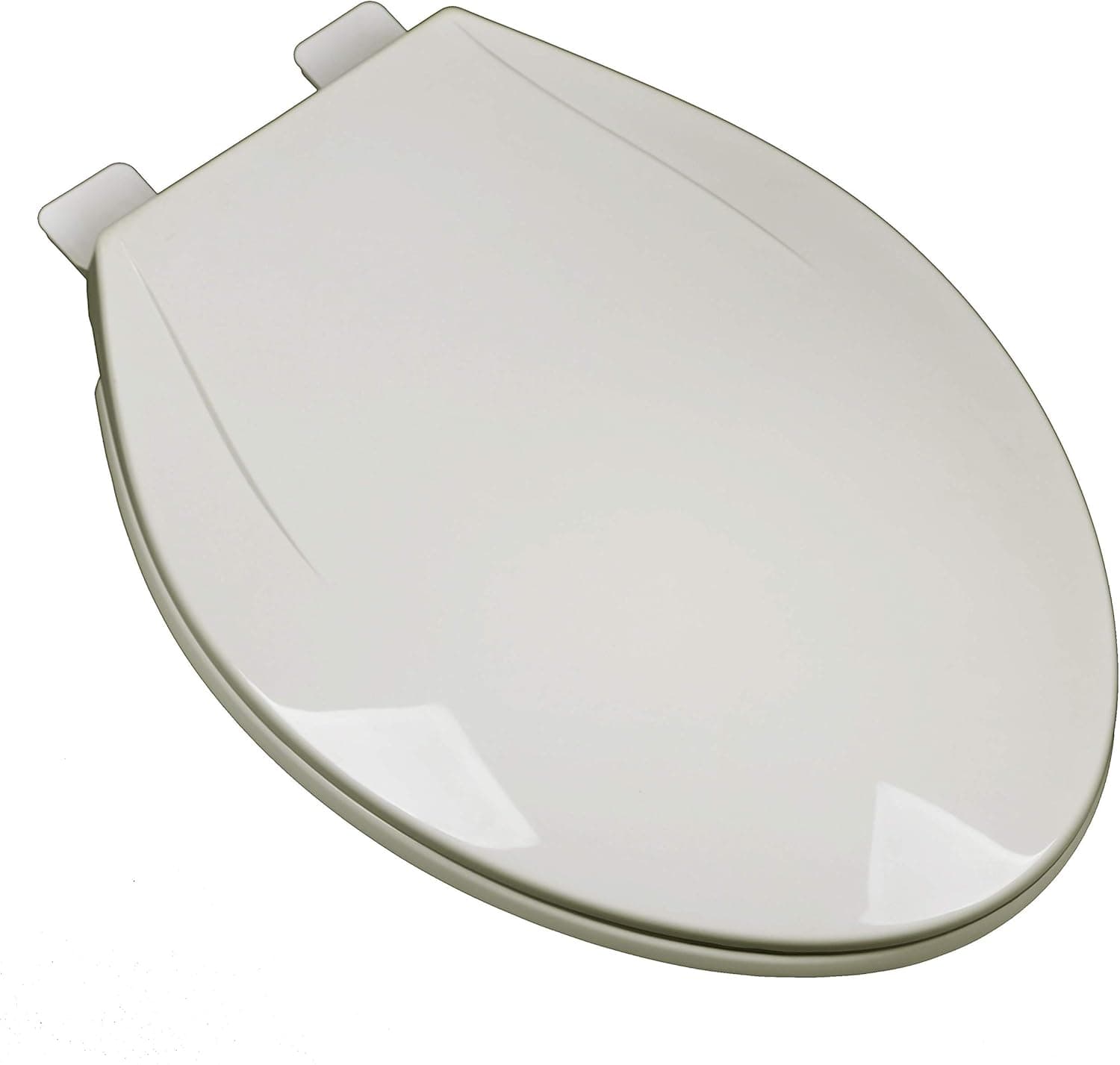 Bath Décor 2F1E6-80 Slow Close Plastic Elongated Top Mount Adjustable Release and Clean Hinge Toilet Seat, Silver/Grey