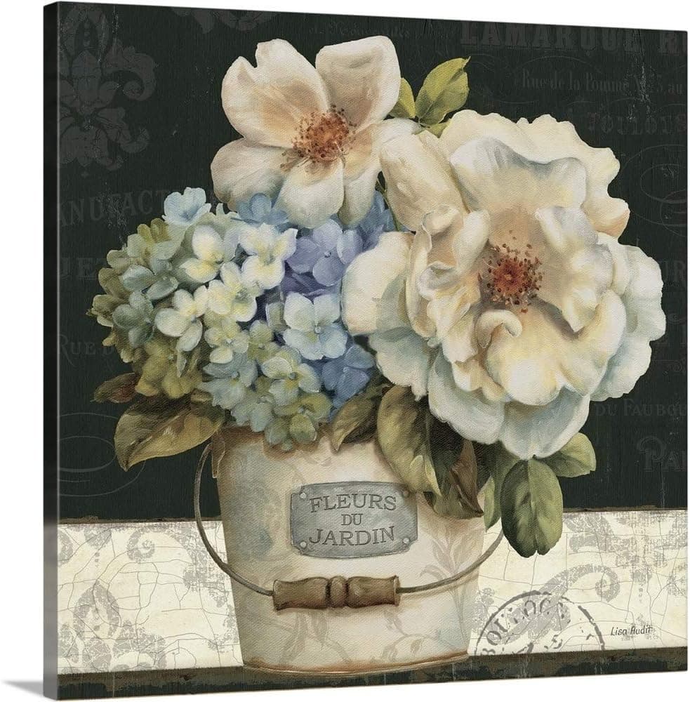 French Vases I Canvas Wall Art Print, Artwork