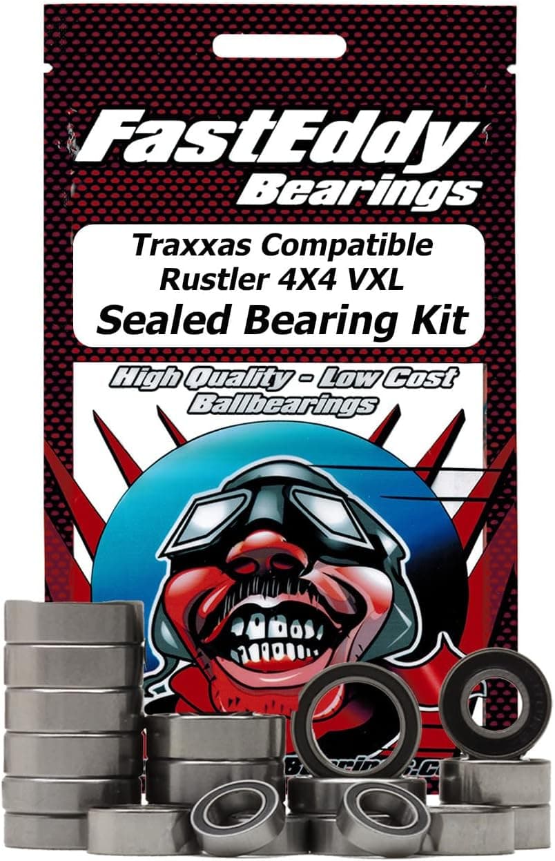 FastEddy Bearings Compatible with Traxxas Rustler 4X4 VXL Sealed Bearing Kit