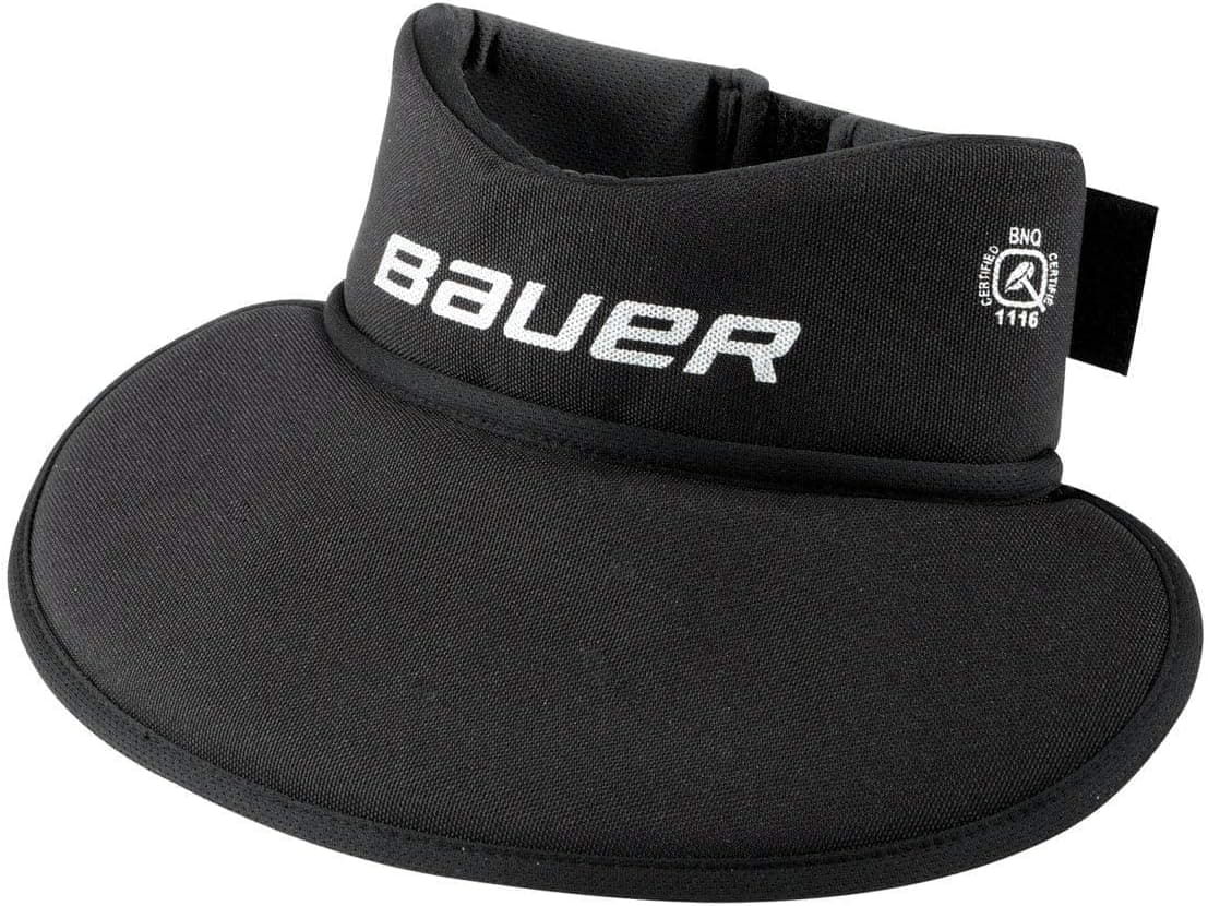 Bauer Youth NG NLP8 Core Neck Guard Bib, Black