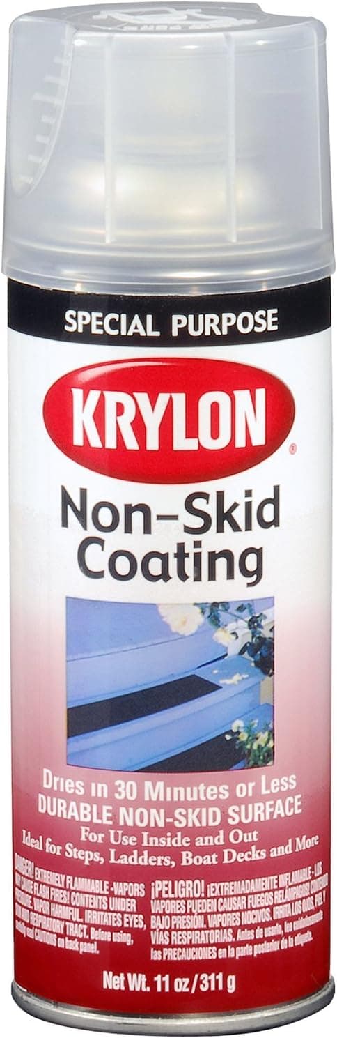 Krylon (3400-6 PK) Clear Non-Skid Coating - 11 oz. Aerosol, (Case of 6)