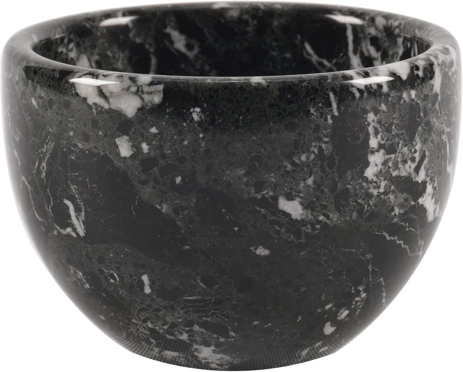 Radicaln Shaving Cream Bowl Black Handmade Marble Shaving Bowl Mens Barber Supplies - Bowl For Esthetician Supplies Like Shaving Gel - Used By Barber For Beard Bar Clean Up