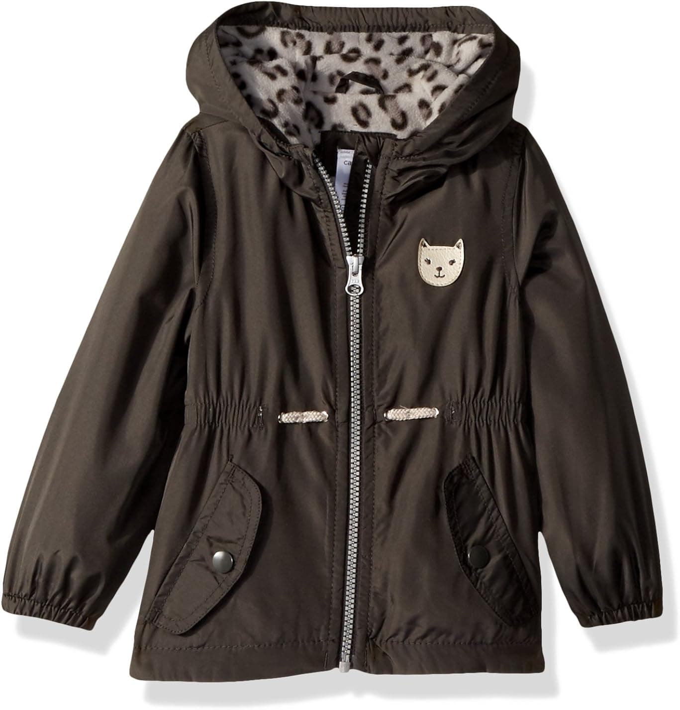 Carter's Girls' Midweight Fleece-Lined Jacket Coat