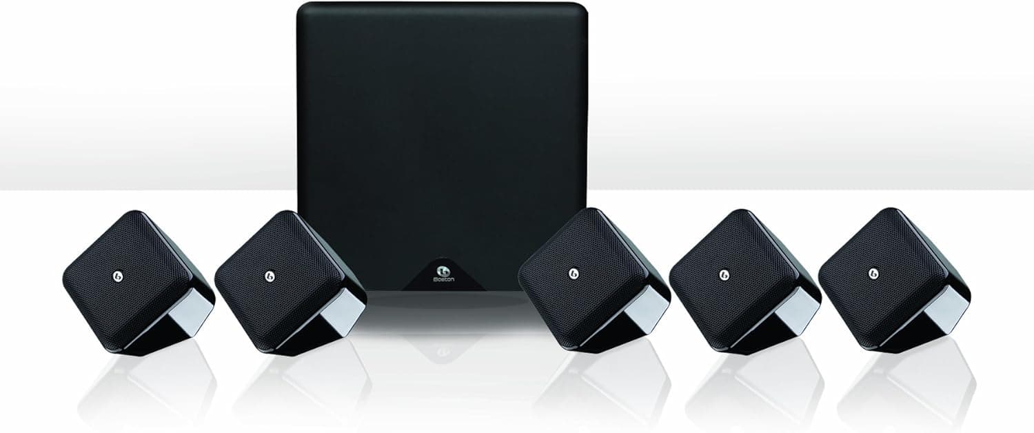 Boston Acoustics SNDWRESHTSB Compact Home Theater System - High Gloss Finish (Black) (Discontinued by Manufacturer)