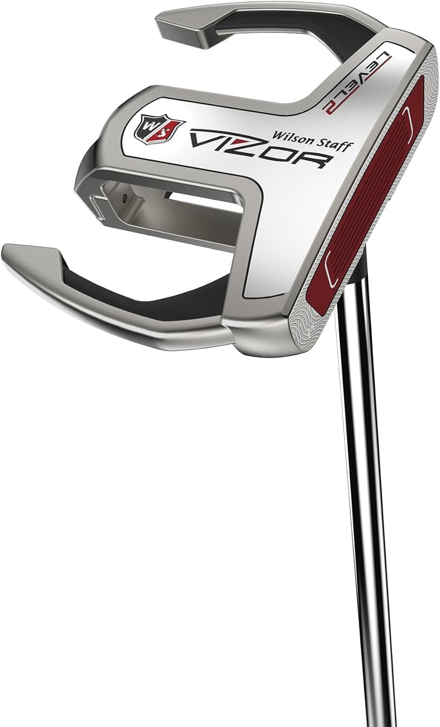 Wilson Staff Men's VIZOR LEVEL 2 #4 Mallet Golf Putter, 34-Inch, Uniflex, Right Hand, Steel