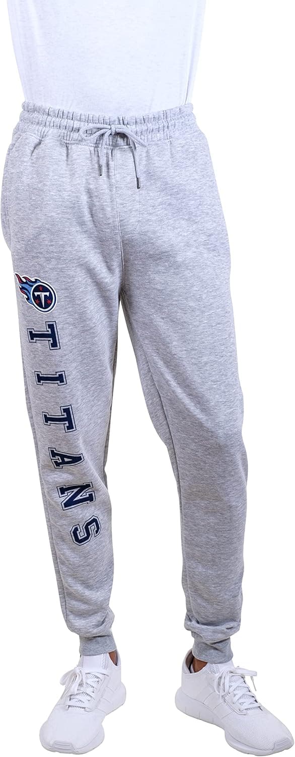 Ultra Game NFL Men's Active Soft Fleece Jogger Sweatpants