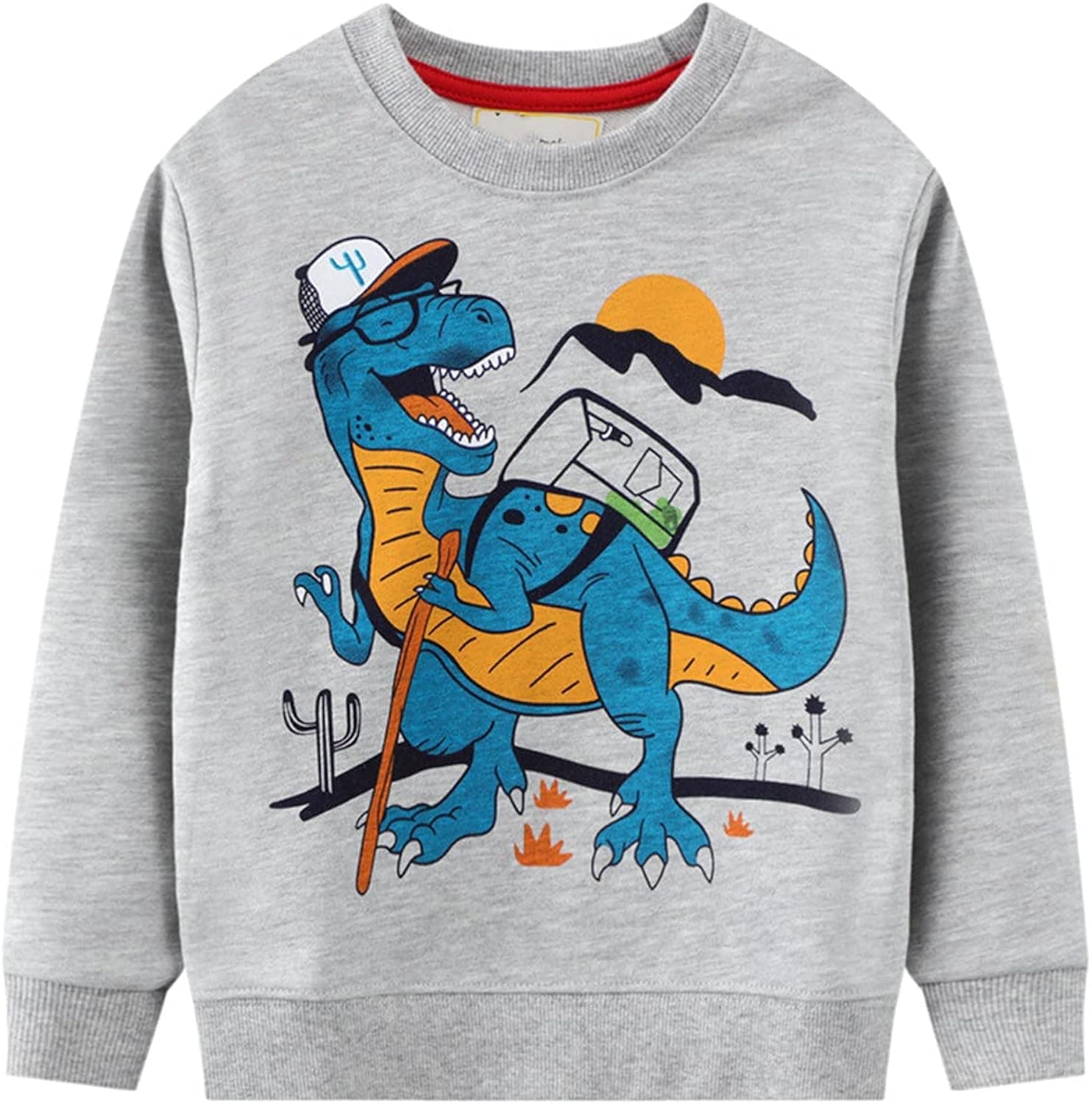 HILEELANG Girl Sweatshirts Pullover Crewneck Winter Long Sleeve Tops Shirts