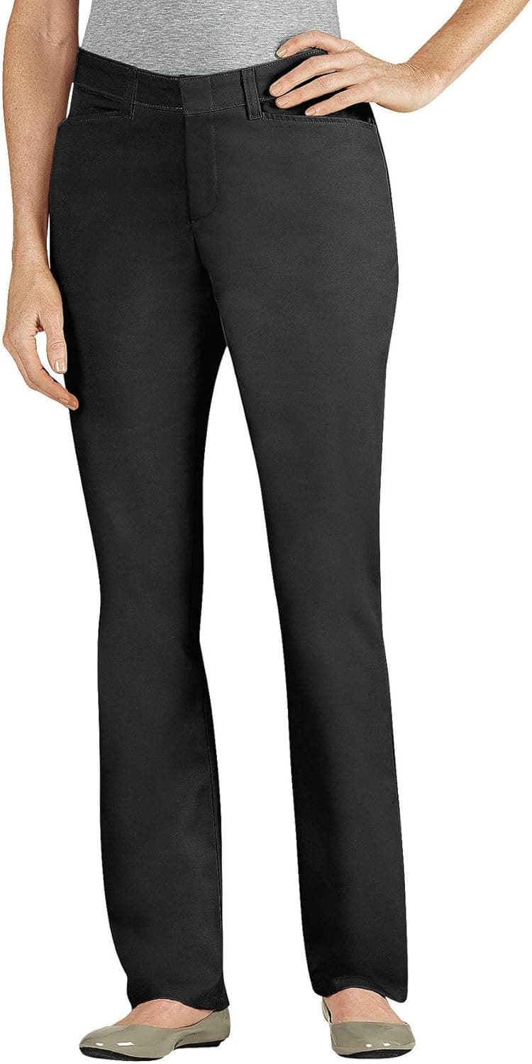 Dickies Women's Slim Straight Stretch Twill Work Pant