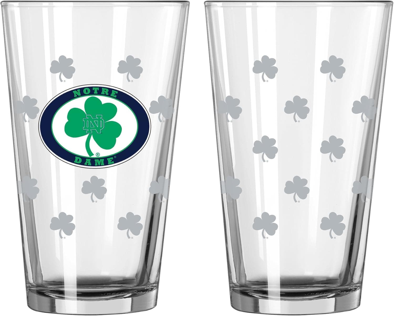 NCAA 16-Ounce Shamrock Pint 2-Pack