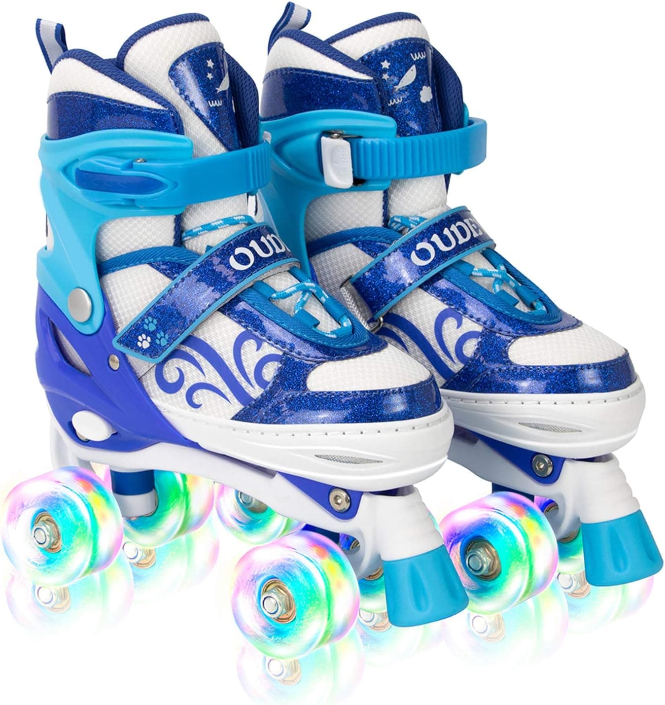 Roller Skates for Girls Boys,Kids Beginners Skate with Light up Wheels and Adjustable Sizes
