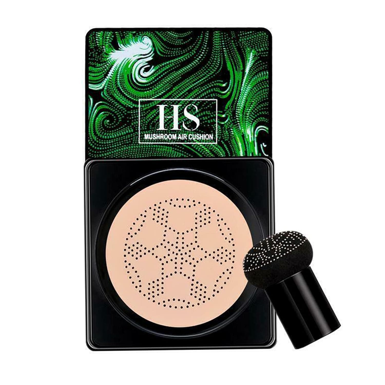 HACORO Mushroom Head Air Cushion CC Cream,Foundation Cover Concealer Makeup Moisturizing Brightening Pigment Liquid Foundation, Even Skin Tone Makeup Base (Natural color)