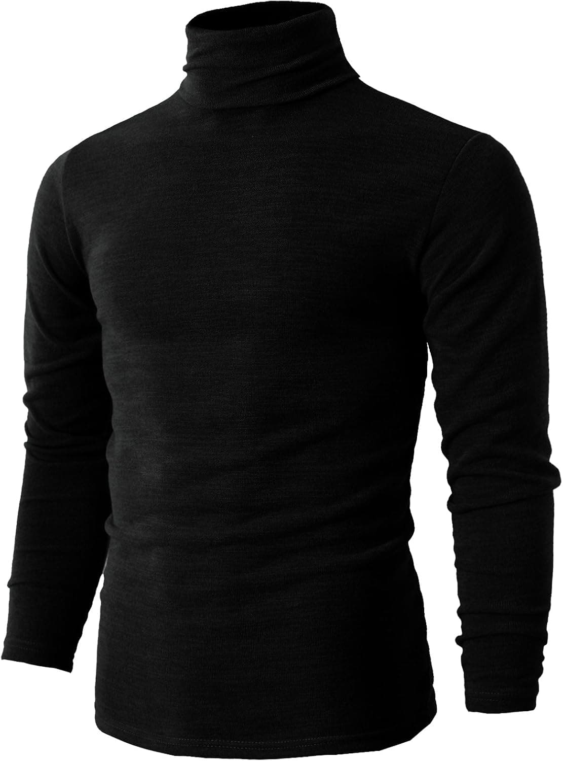 H2H Mens Casual Slim Fit Turtleneck Pullover Knit Lightweight Sweaters Shirts