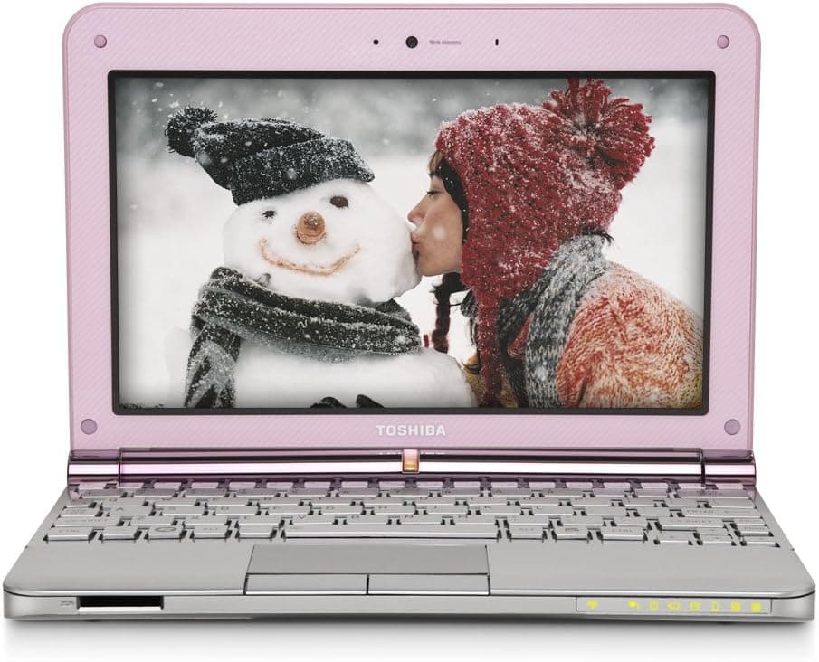 Toshiba Mini NB205-N325PK 10.1-Inch Posh Pink Netbook - 9 Hours of Battery Life (Windows 7 Starter)
