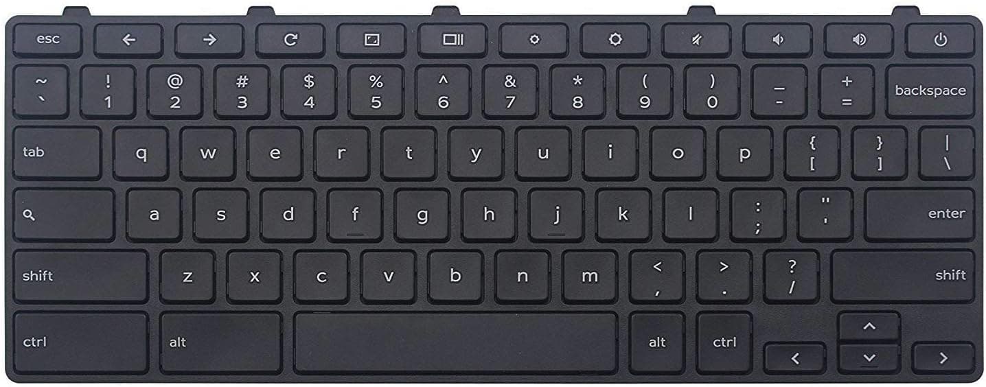 AUTENS Replacement US Keyboard for Dell Chromebook 3180 3181 3189 3380 Laptop No Backlight