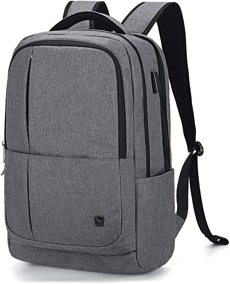 OIWAS Laptop Backpack 17 Inch For Men Business Bagpack Women Travel Daypack Large Backpack (Grey)
