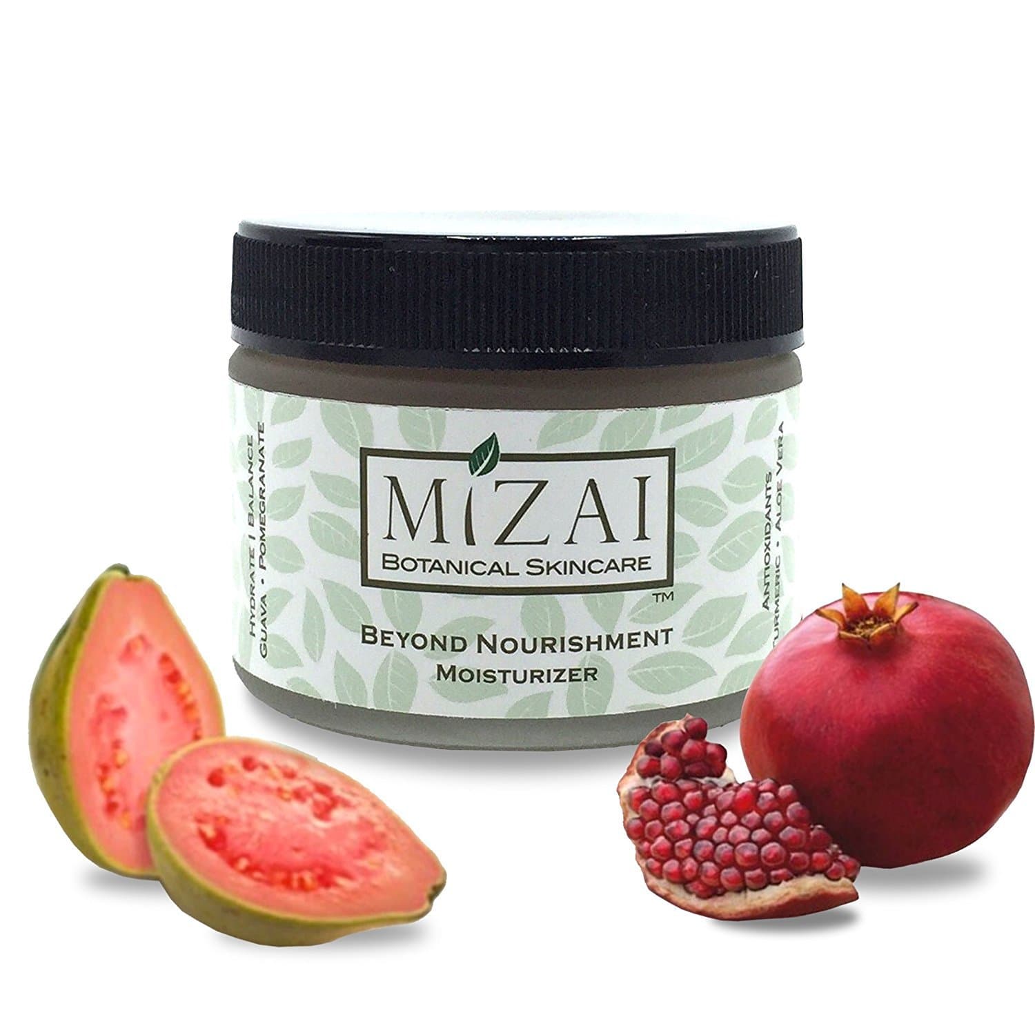 Organic Raw Vegan Face Moisturizer Enriched with Superfoods, 100% Natural BEYOND NOURISHMENT for Normal to Oily Skin with Aloe Vera, Guava, Pomegranate and Turmeric